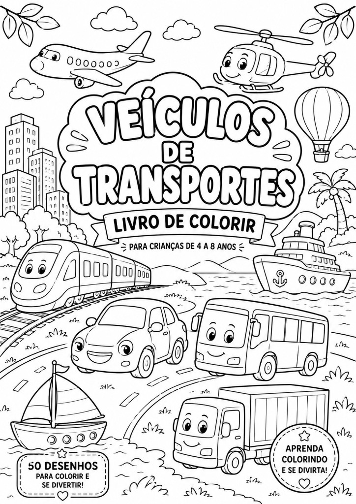 Capa do livro Veículos de Transporte