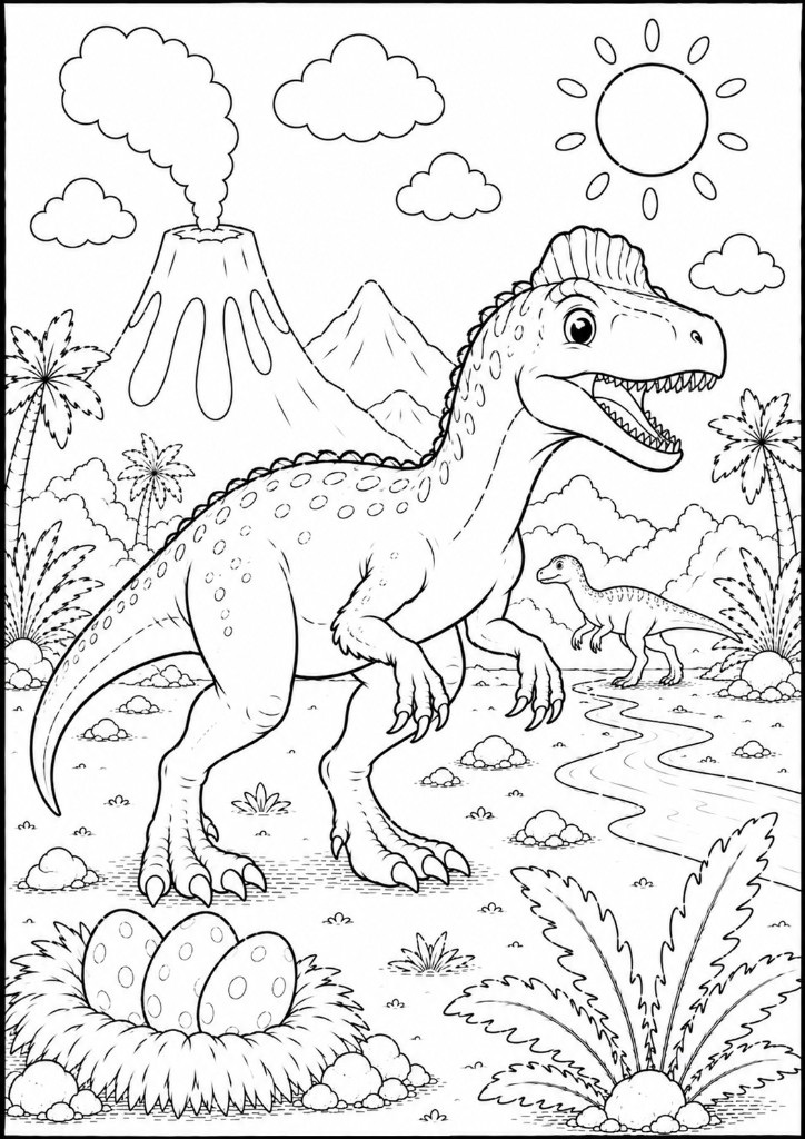 Exemplo: dinossauro pré-histórico